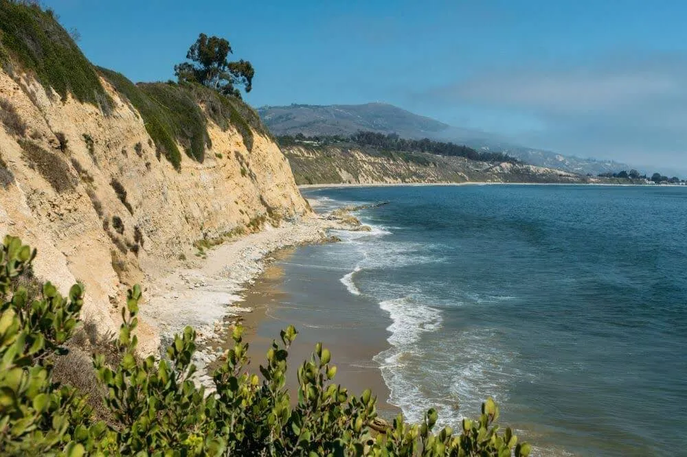 Carpinteria coastline and beach
